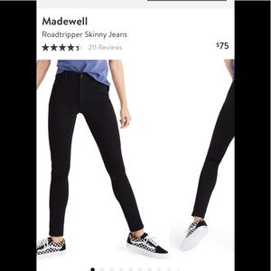 Madewell roadtripper jeans